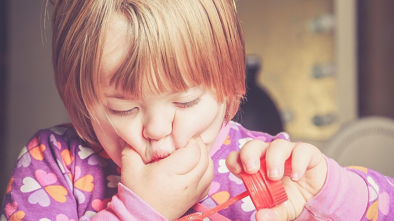 Mädchen mit Downsyndrom