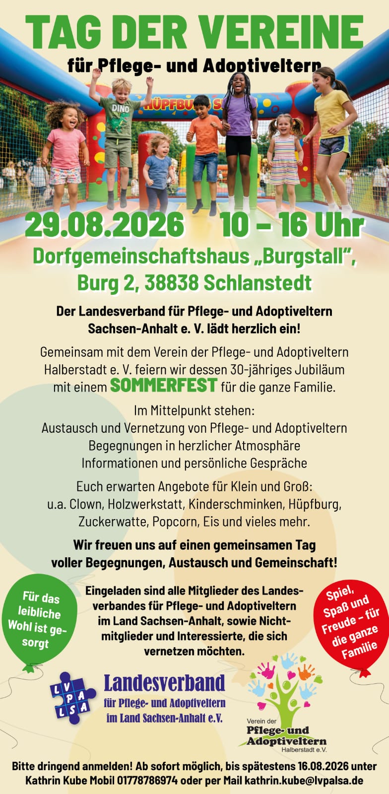 Tag der Vereine für Pflege- und Adoptiveltern